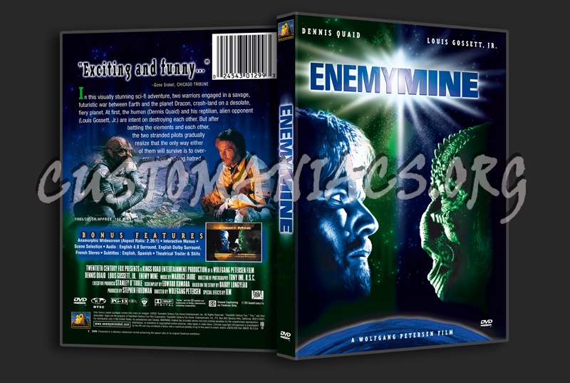 Enemy Mine dvd cover