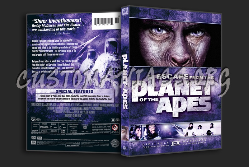Escape From the Planet of the Apes dvd cover