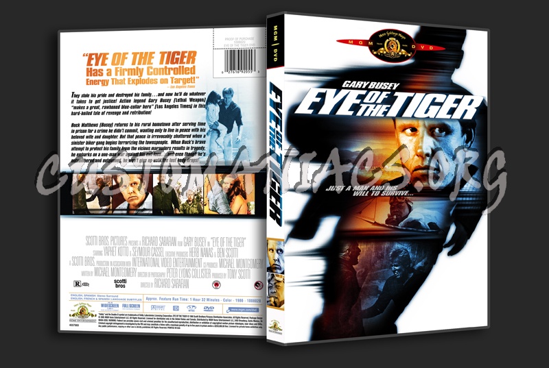 Eye of the Tiger dvd cover