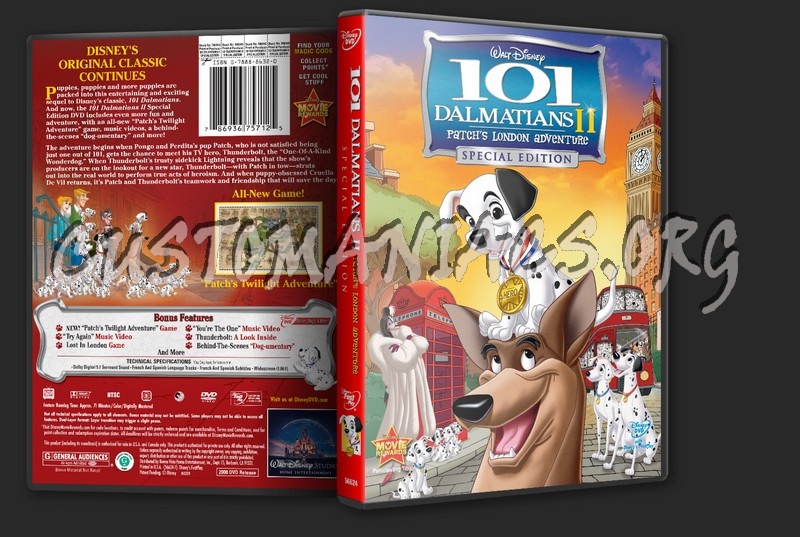101 Dalmatians 2 - Patch's London Adventure dvd cover