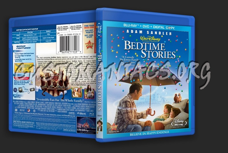 Bedtime Stories blu-ray cover