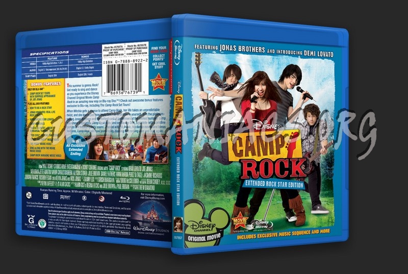Camp Rock blu-ray cover