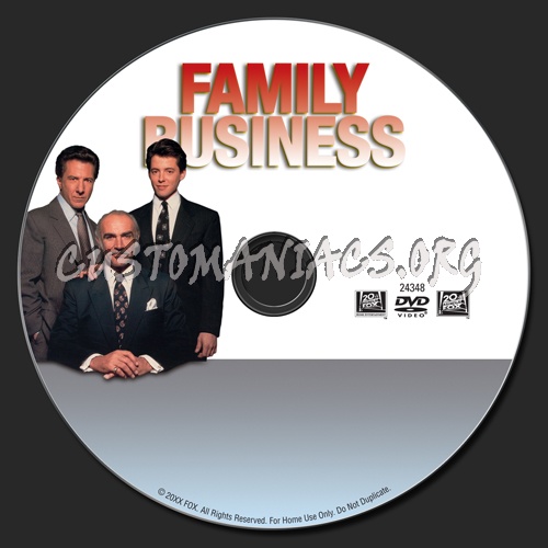 Family Business dvd label