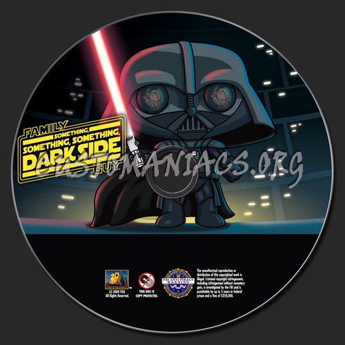 Family Guy Something, Something, Something Dark Side dvd label