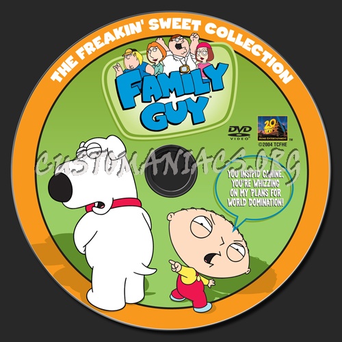 Family Guy The Freakin' Sweet Collection dvd label