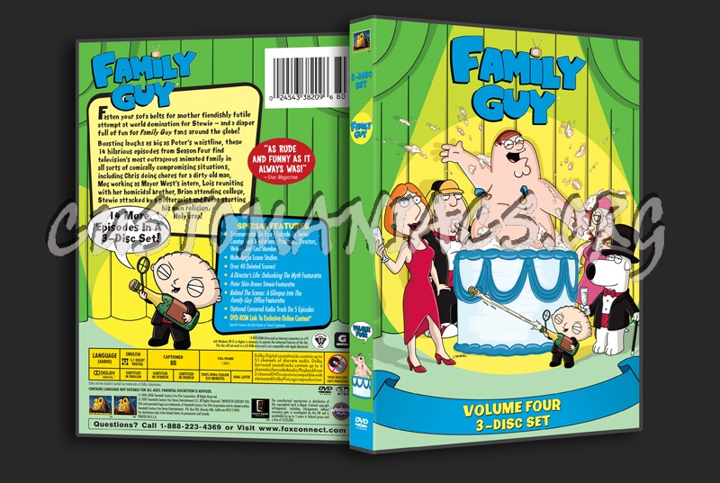 Family Guy Volume 4 dvd cover