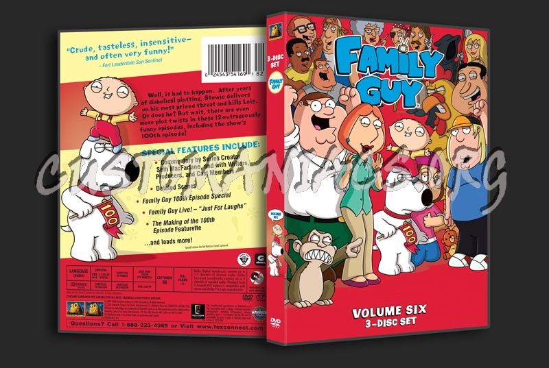 Family Guy Volume 6 dvd cover