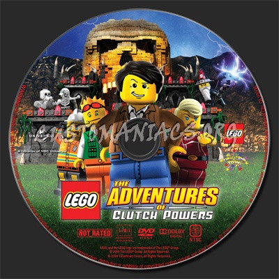 Lego: The Adventures of Clutch Powers dvd label
