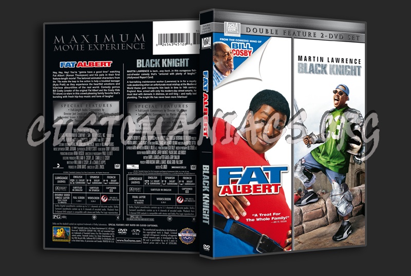 Fat Albert / Black Knight dvd cover