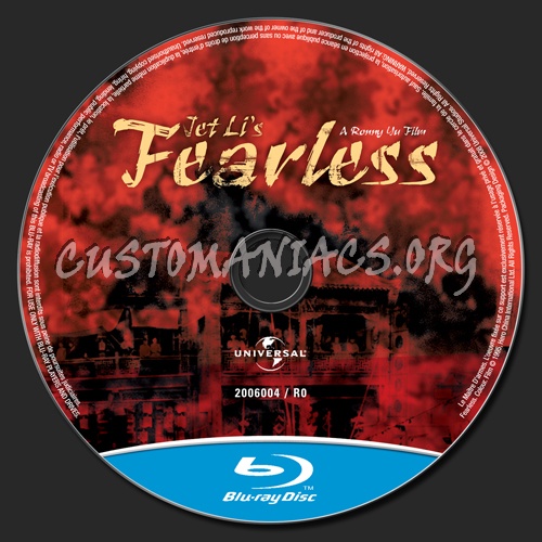 Fearless blu-ray label