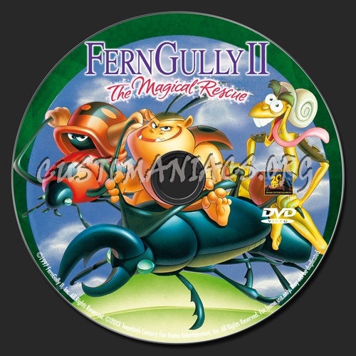 Fern Gully 2 dvd label