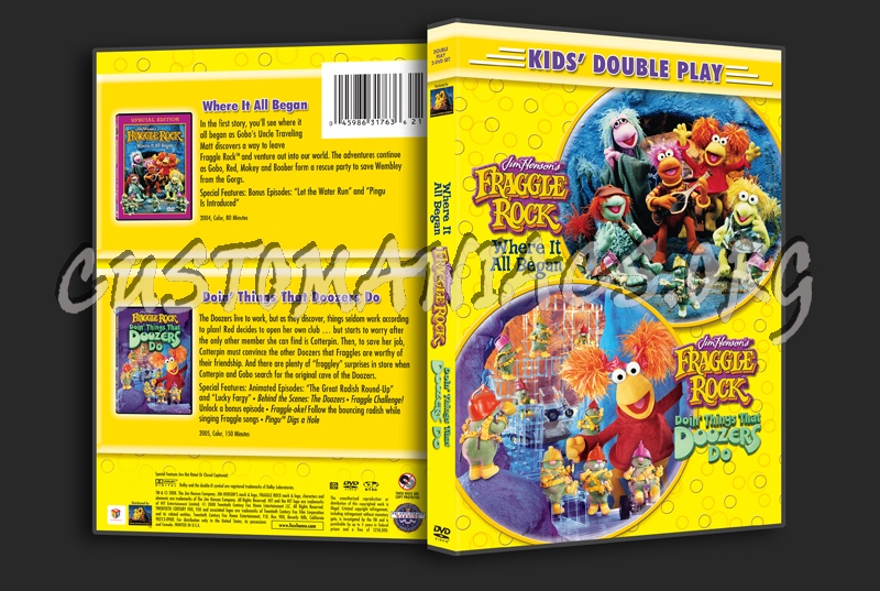 Fraggle Rock Where it All Began / Doin' Things That Doozers Do dvd cover