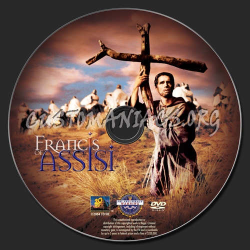Francis of Assisi dvd label