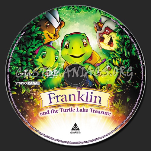 Franklin and the Turtle Lake Treasure dvd label