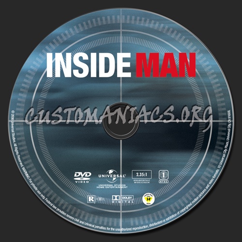 Inside Man dvd label