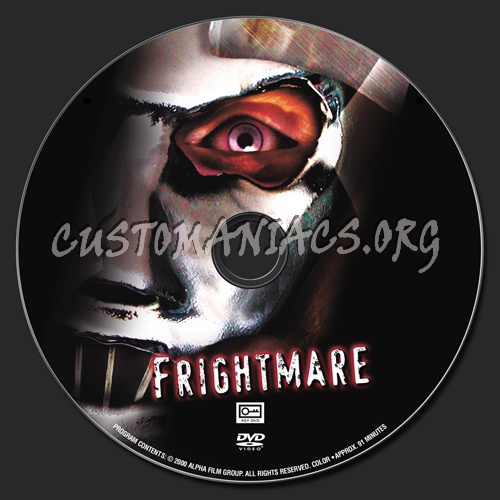 Frightmare dvd label