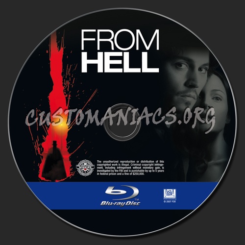 From Hell blu-ray label