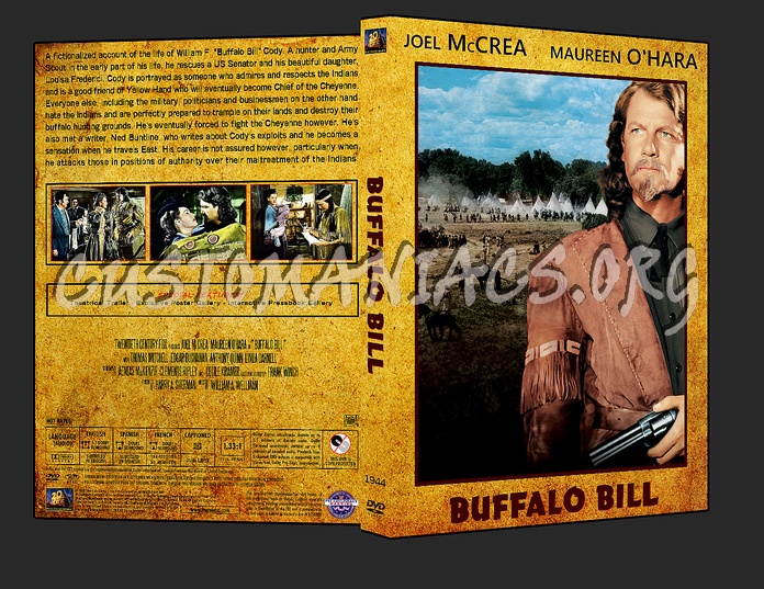 Western Collection - Buffalo Bill 1944 dvd cover