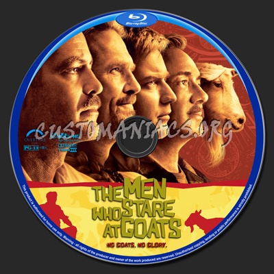 The Men Who Stare at Goats blu-ray label