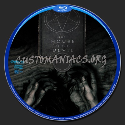 The House Of The Devil blu-ray label