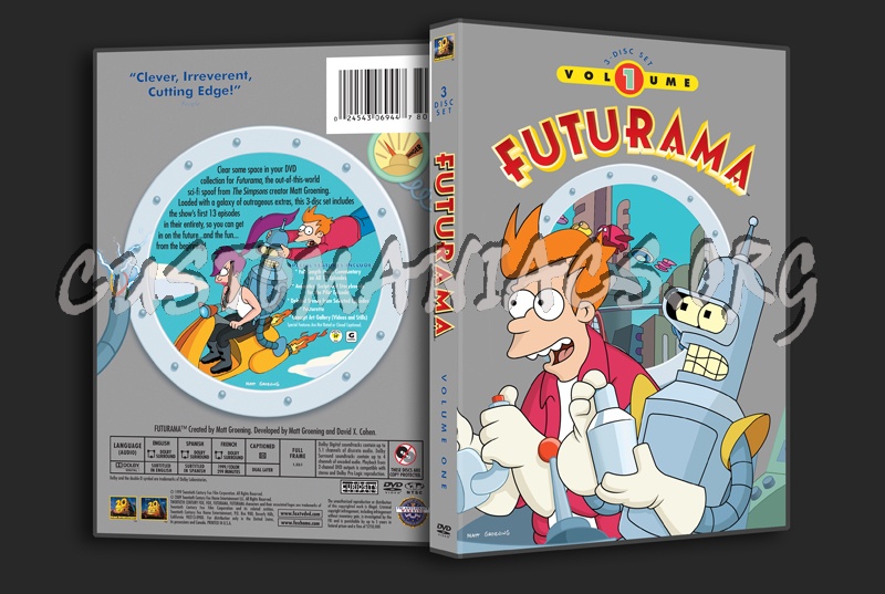 Futurama Volume 1 dvd cover