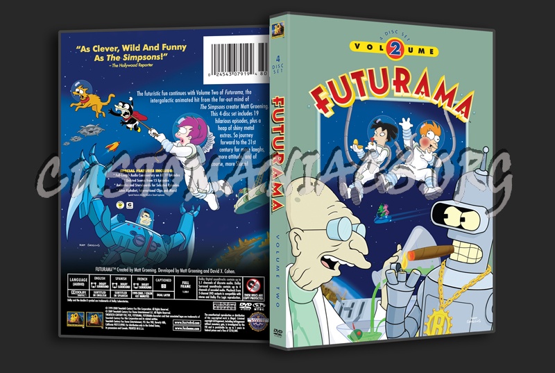 Futurama Volume 2 dvd cover