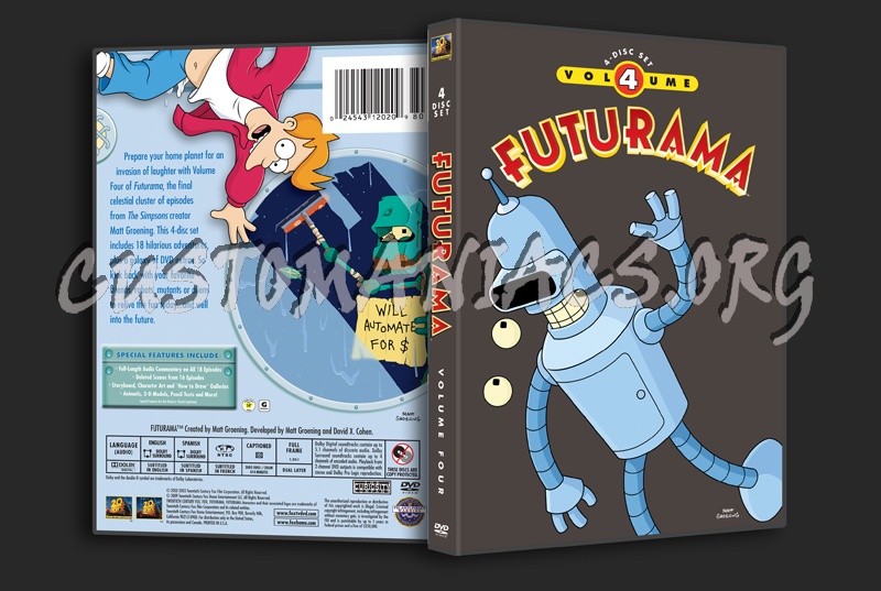Futurama Volume 4 dvd cover