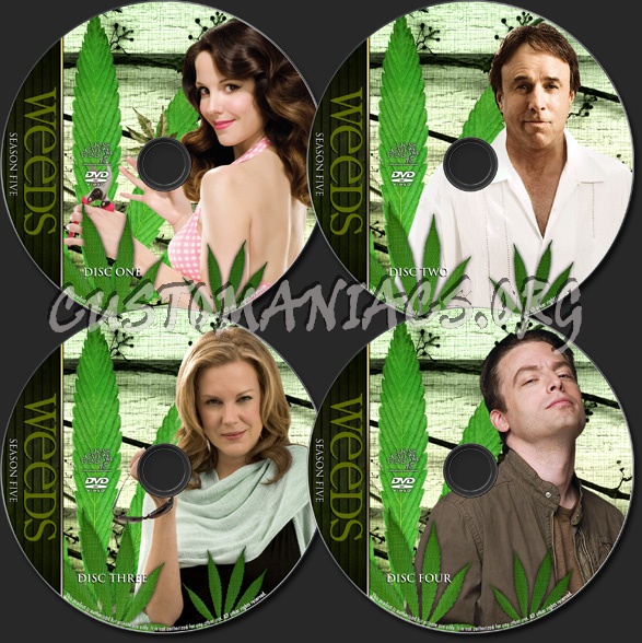 Weeds - TV Collection Season Five dvd label