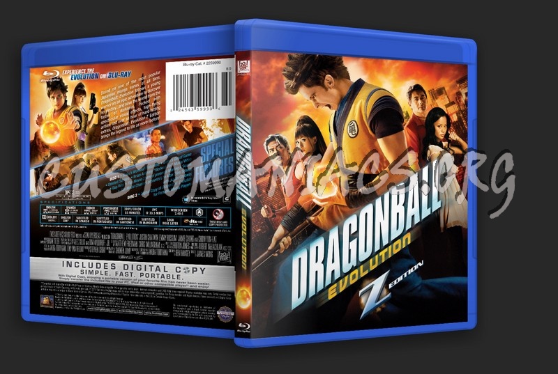 Dragonball Evolution blu-ray cover