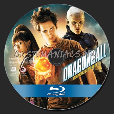 Dragonball Evolution blu-ray label