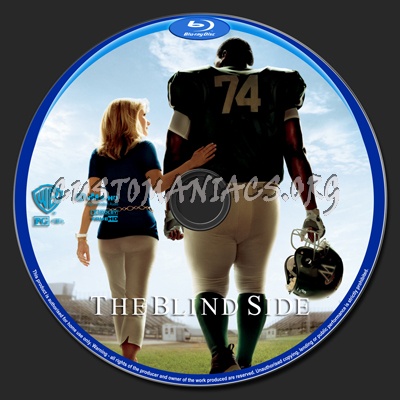 The Blind Side blu-ray label