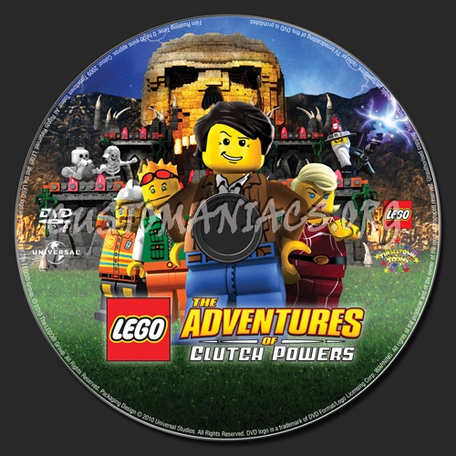 Lego The Adventures of Clutch Powers dvd label