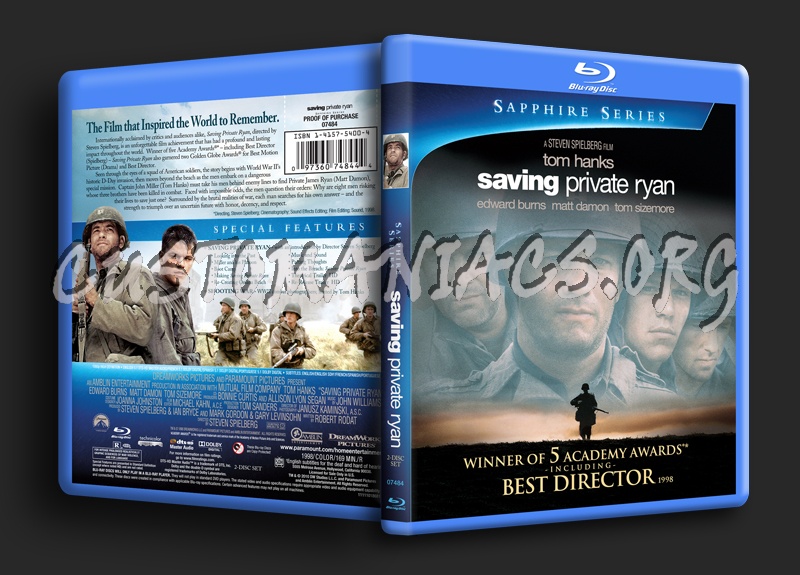 Saving Private Ryan blu-ray cover