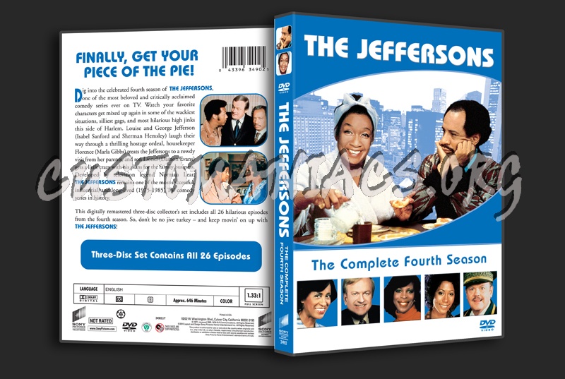 The Jeffersons Season 4 dvd cover