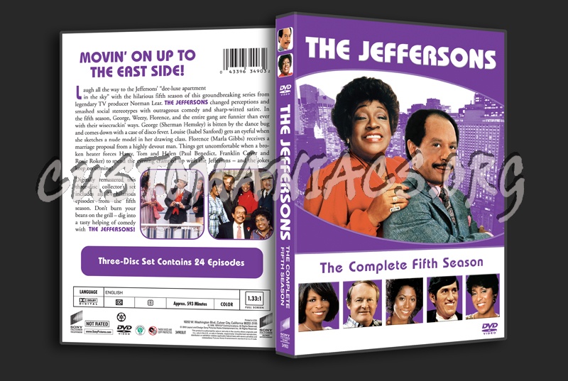 The Jeffersons Season 5 dvd cover