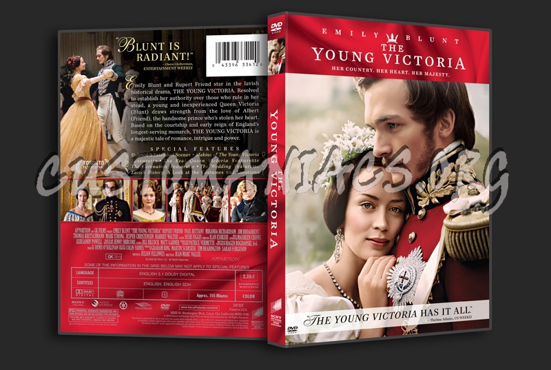 The Young Victoria dvd cover