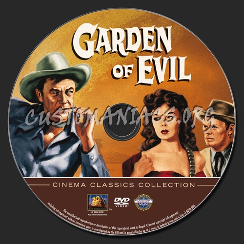 Garden of Evil dvd label