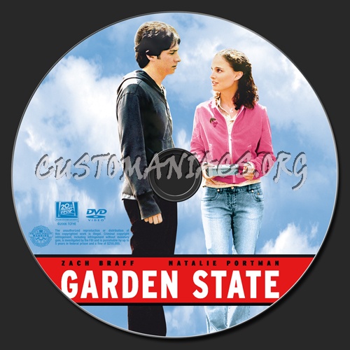 Garden State dvd label