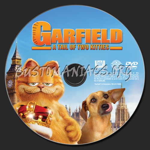 Garfield A Tail of Two Kitties dvd label