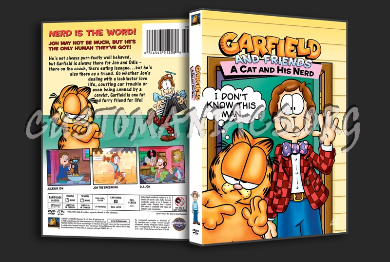 Garfield and Friends A Cat and his Nerd dvd cover