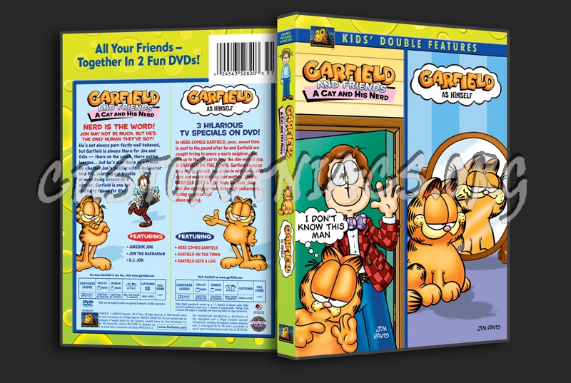 Garfield and Friends A Cat and his Nerd / Garfield as Himself dvd cover