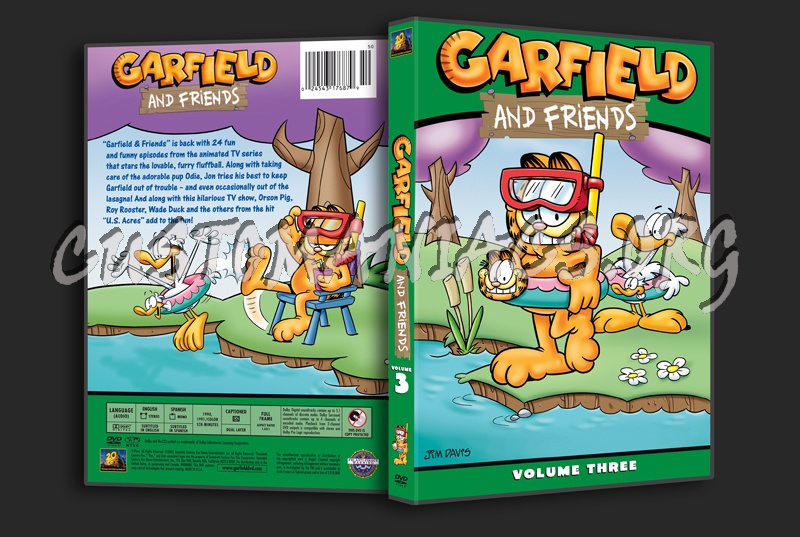 Garfield and Friends Volume 3 dvd cover