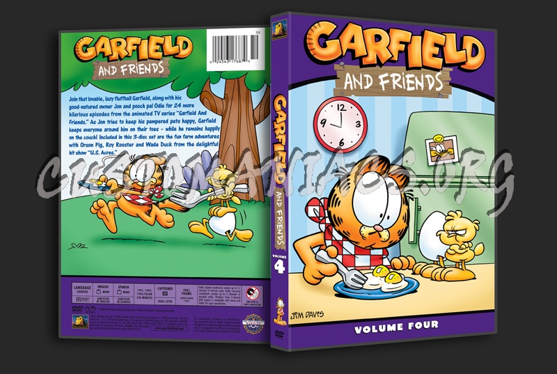 Garfield and Friends Volume 4 dvd cover