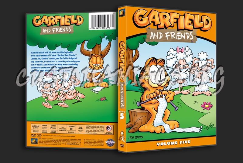 Garfield and Friends Volume 5 dvd cover