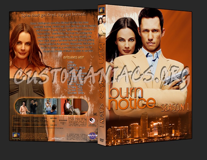 Burn Notice Season 1 dvd cover