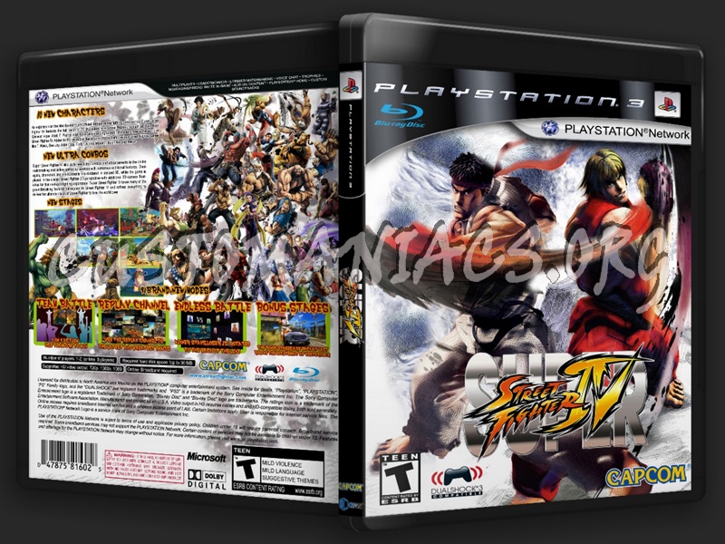 Super Street Fighter IV dvd cover