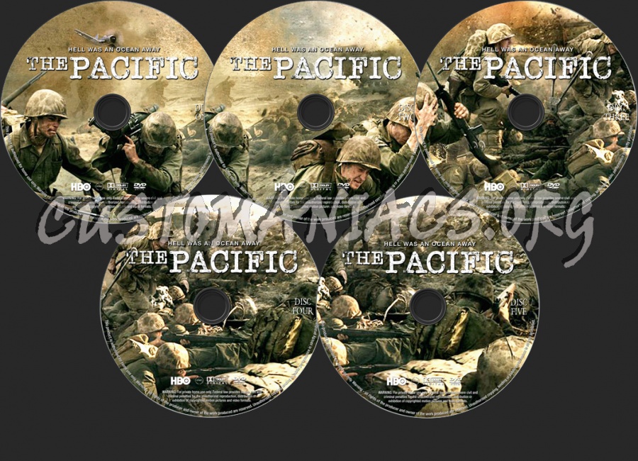 The Pacific dvd label