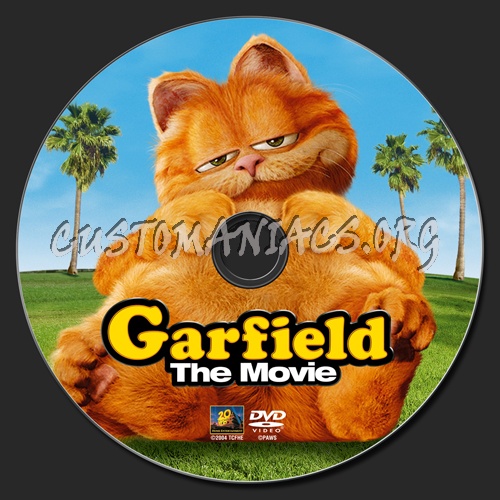 Garfield the Movie dvd label