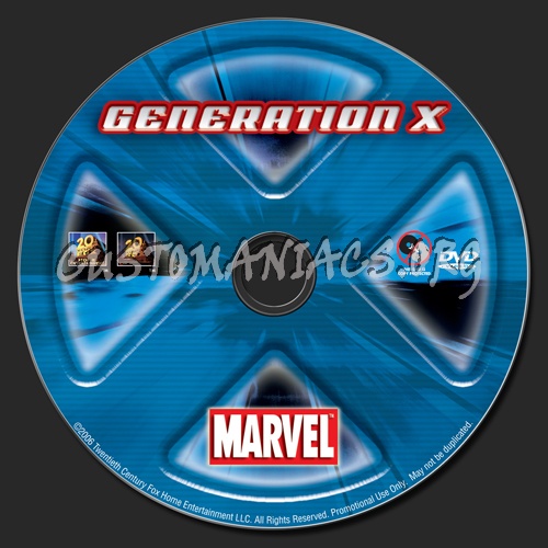 Generation X dvd label
