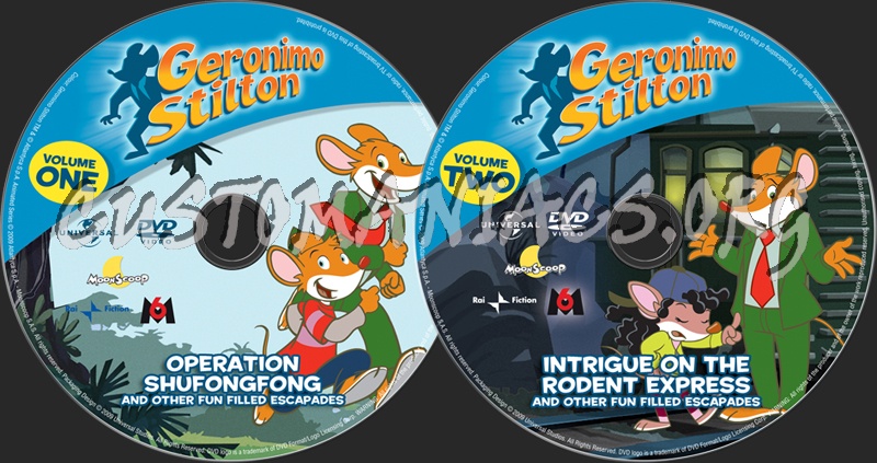 Geronimo Stilton Season 1 dvd label